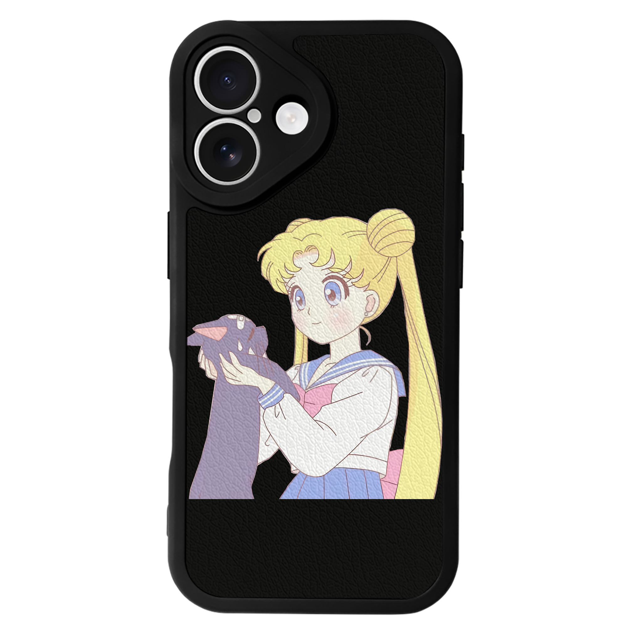 （画像用） 美少女戦士セーラームーン 愛野 美奈子 あいの みなこ Sailor Moon Aino Minako 【iPhone 16シリーズ対応】シリコンスマホケース（レザー調） 材質：シリコン